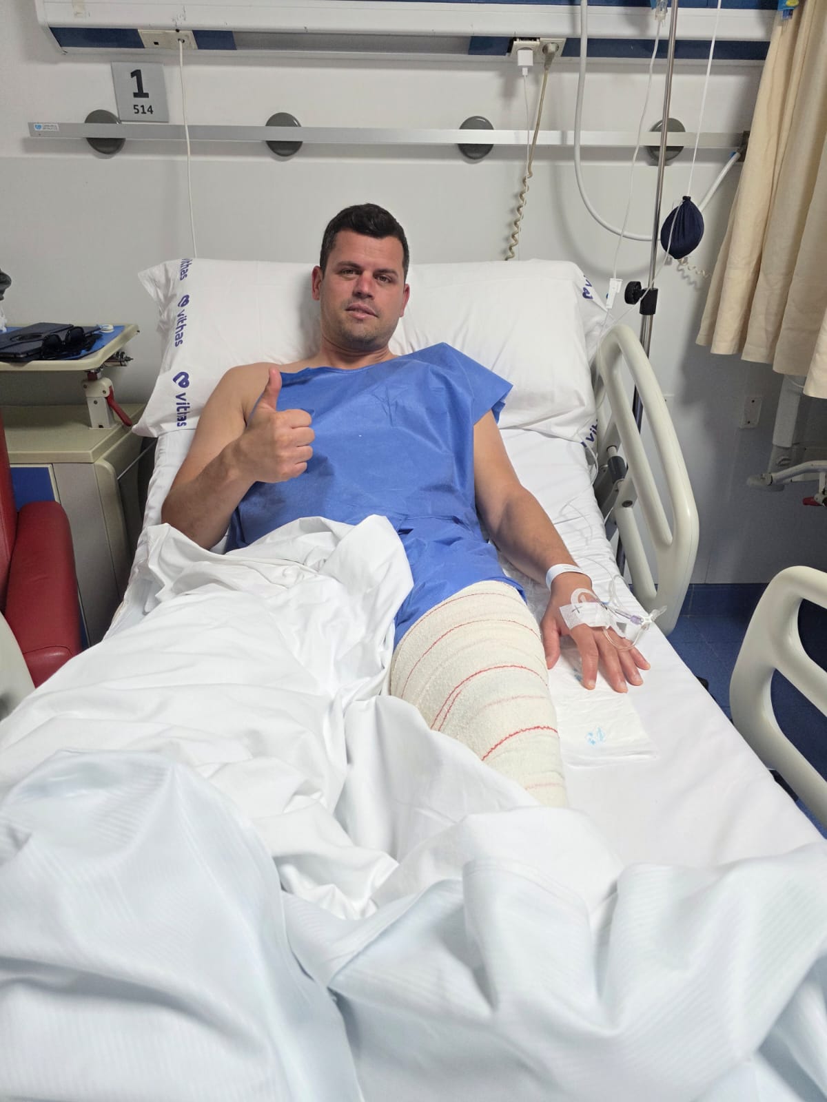 Alejandro Martín pasa por quirófano